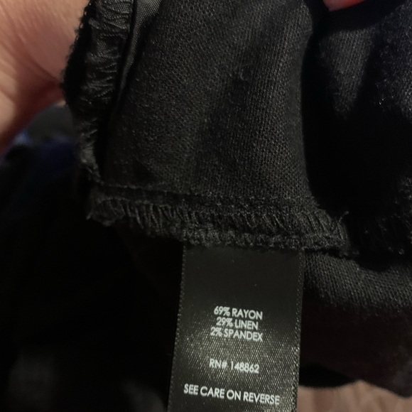 Torrid Black Linen Blend Shortall Overalls Plus Size 4 Adjustable Straps Casual - Picture 7 of 7